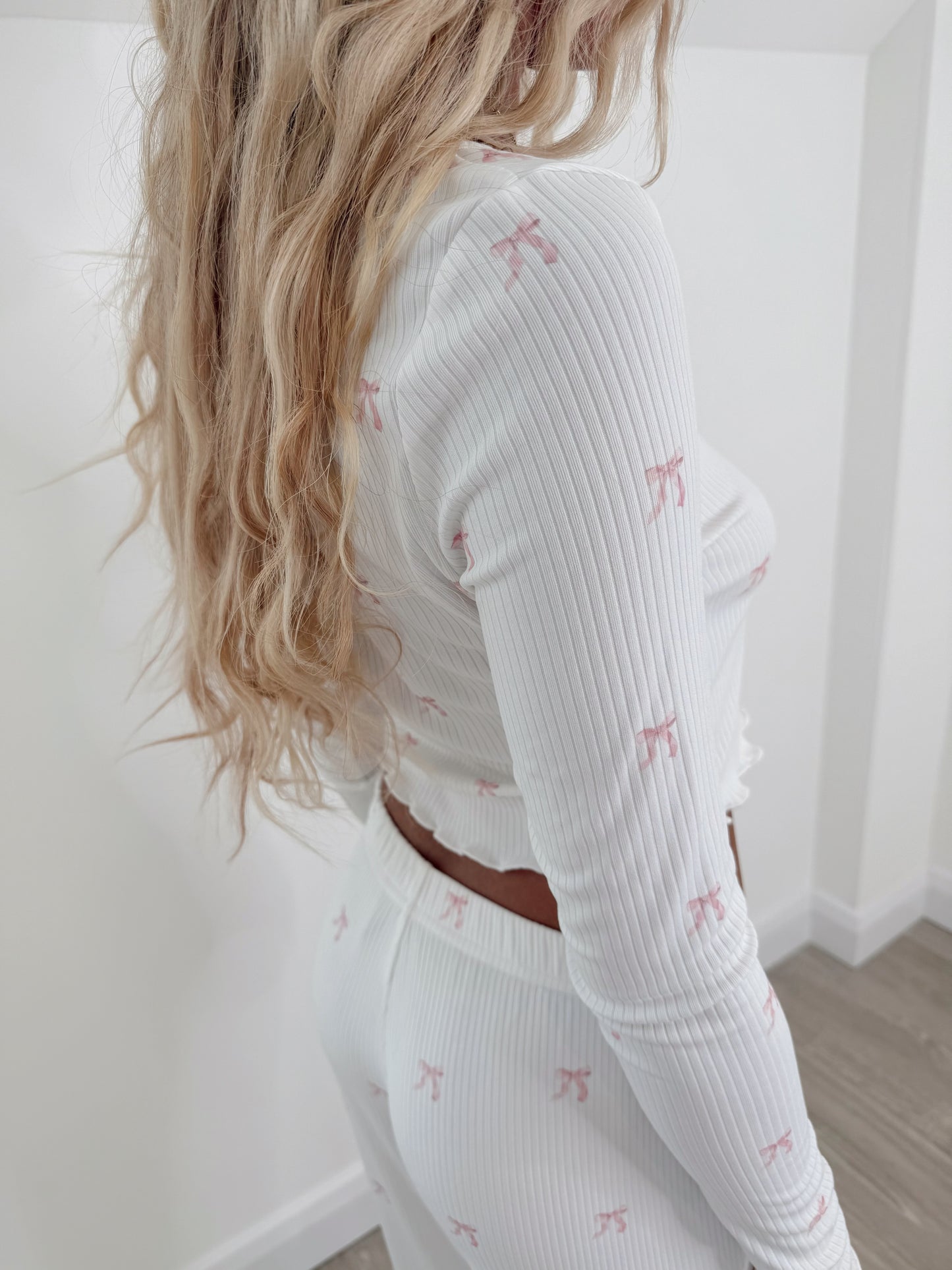 Pink Bow Pyjama Set