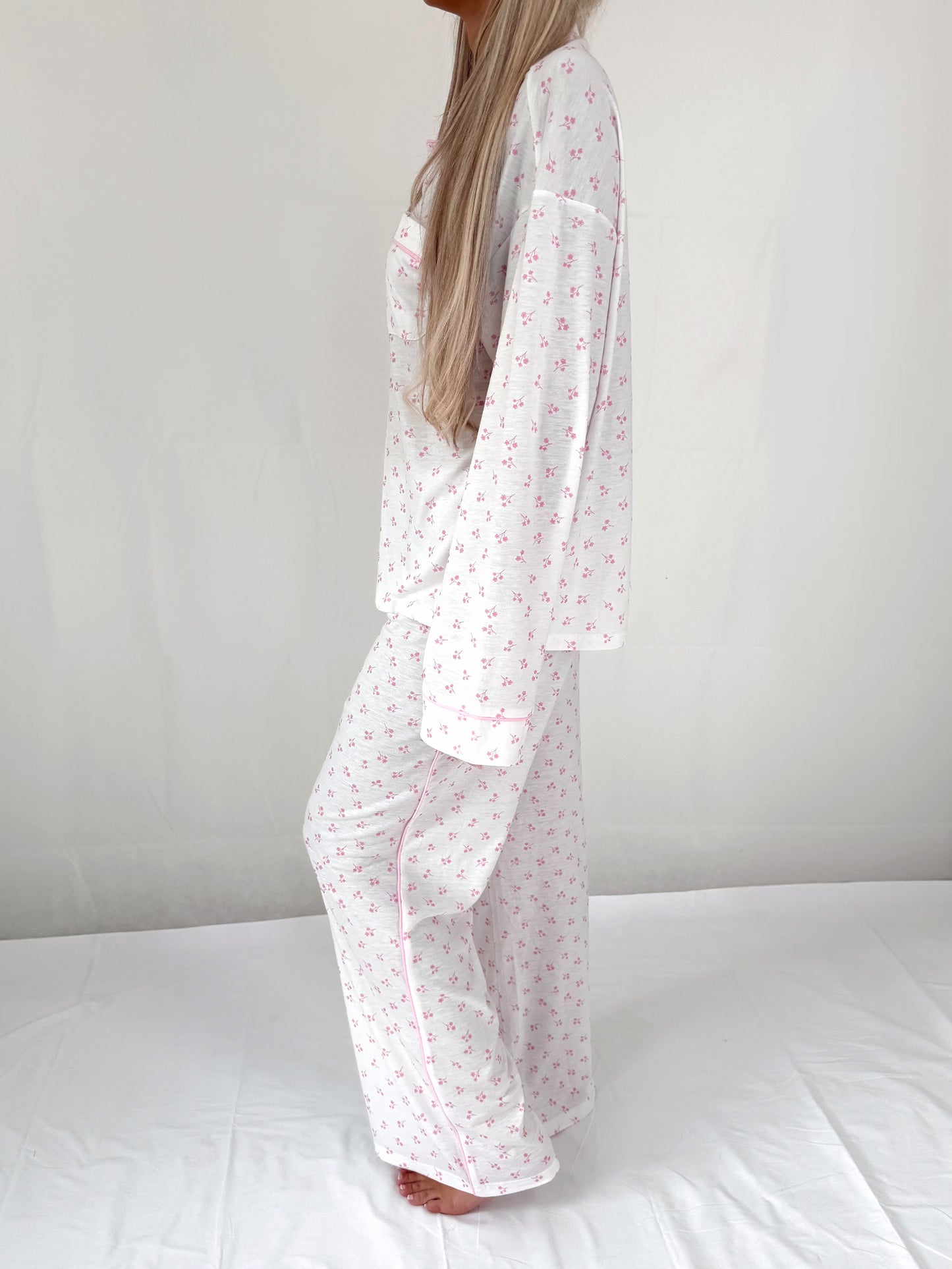 Pink Bloom Pyjama Set