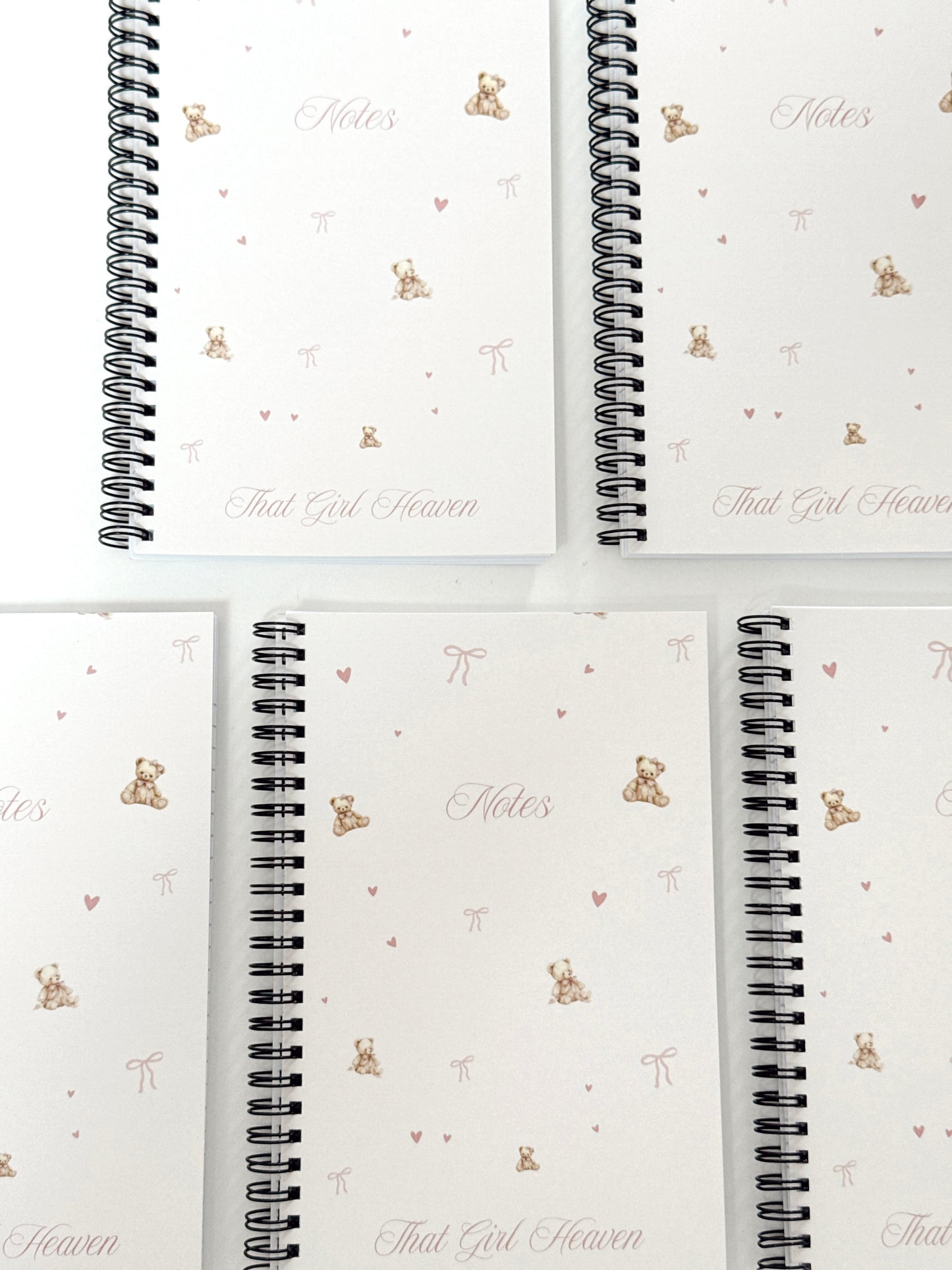 Teddy Bow Notebook