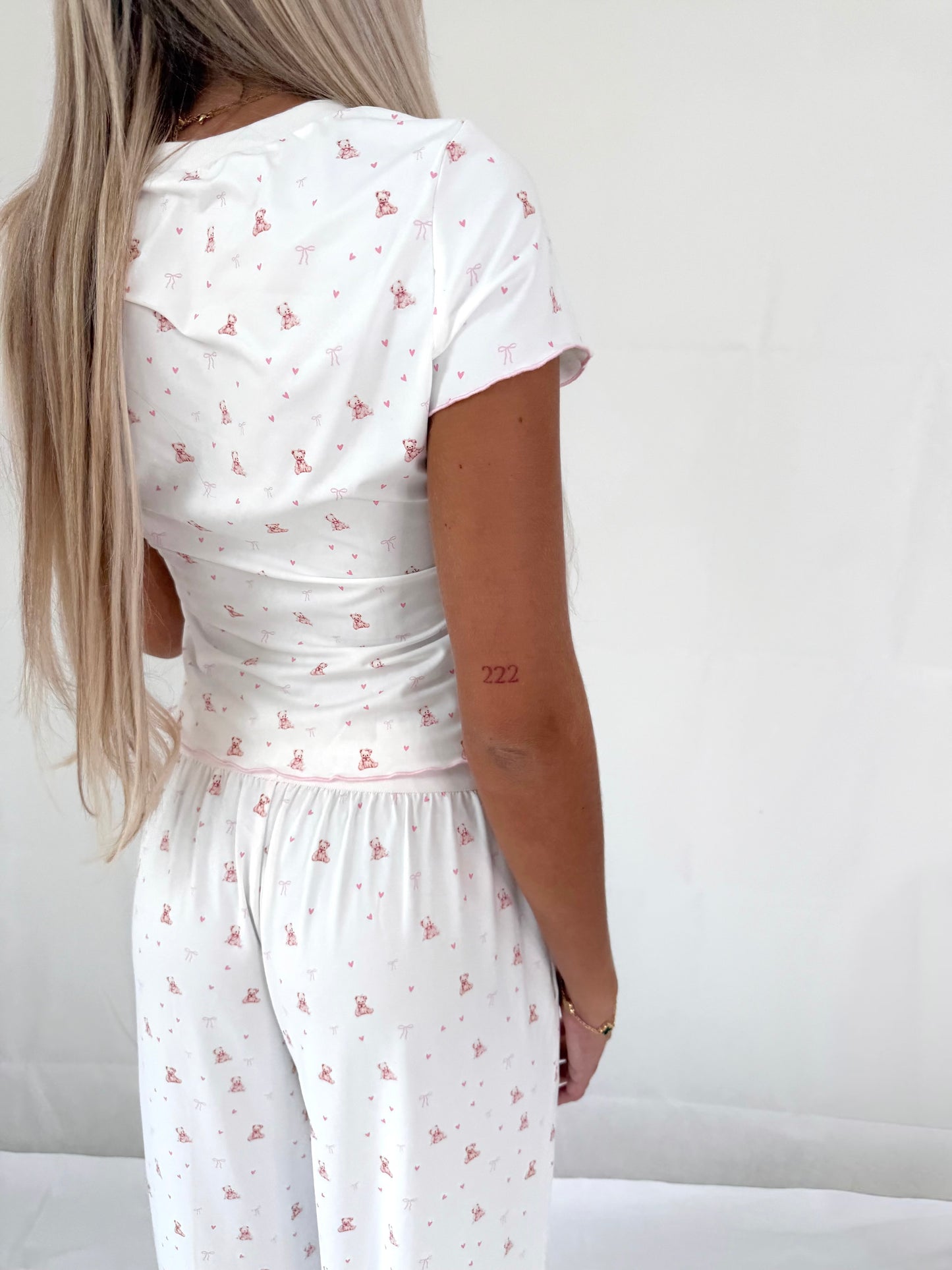 PRE ORDER - Teddy Bow Pyjama Set