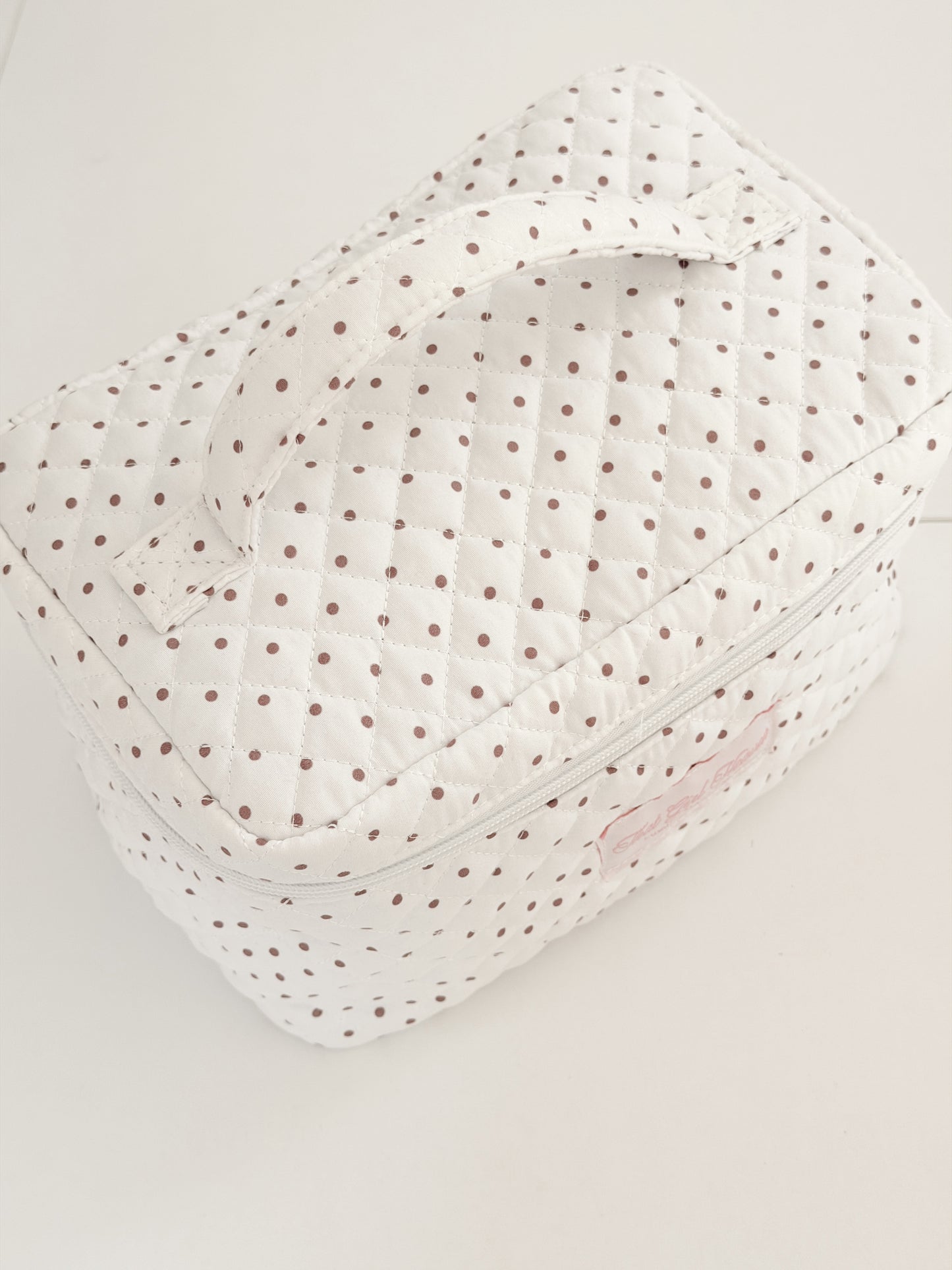 Polka Dot Extra Large Makeup Bag