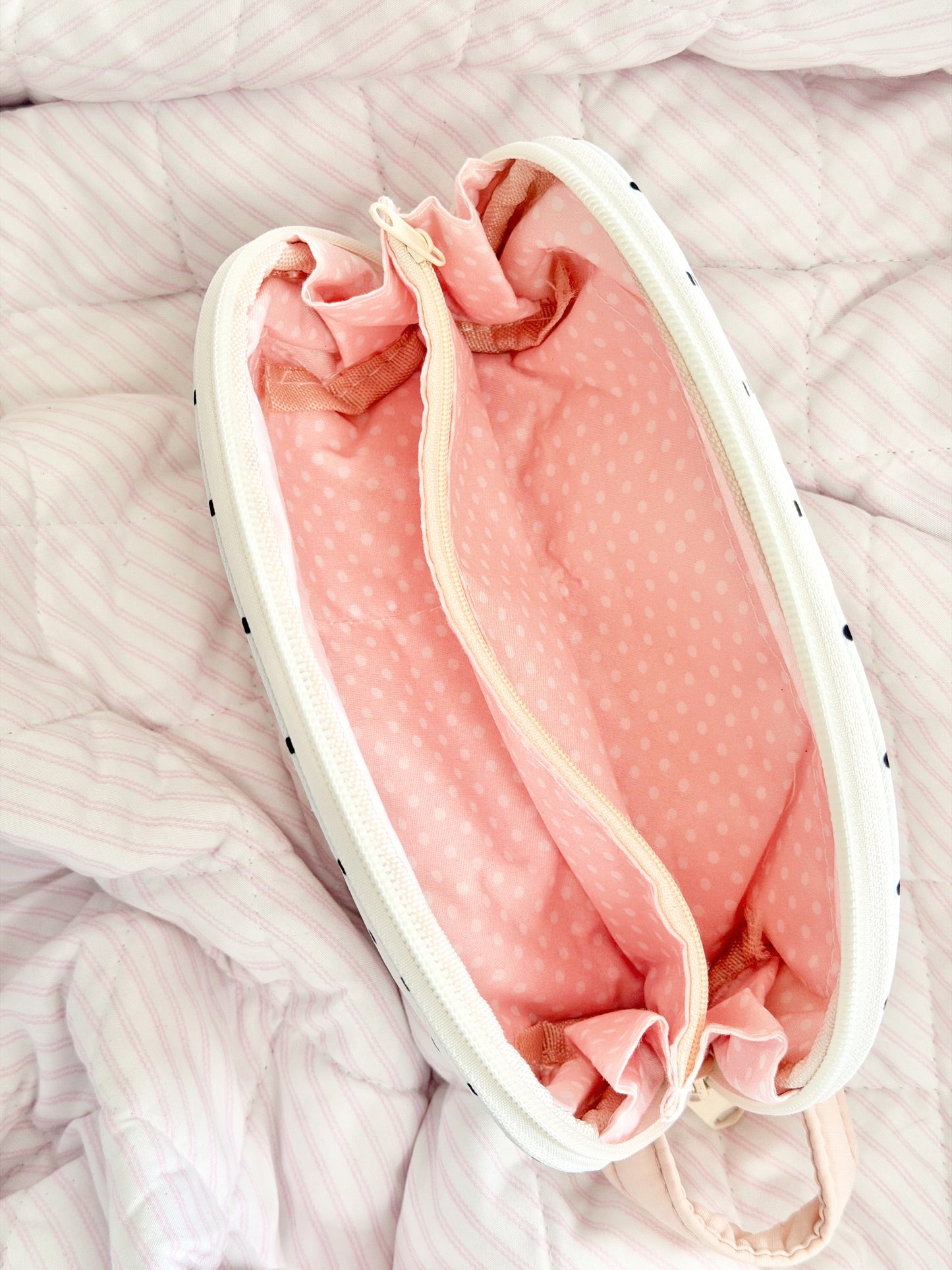Polka Dot Mini Makeup Bag