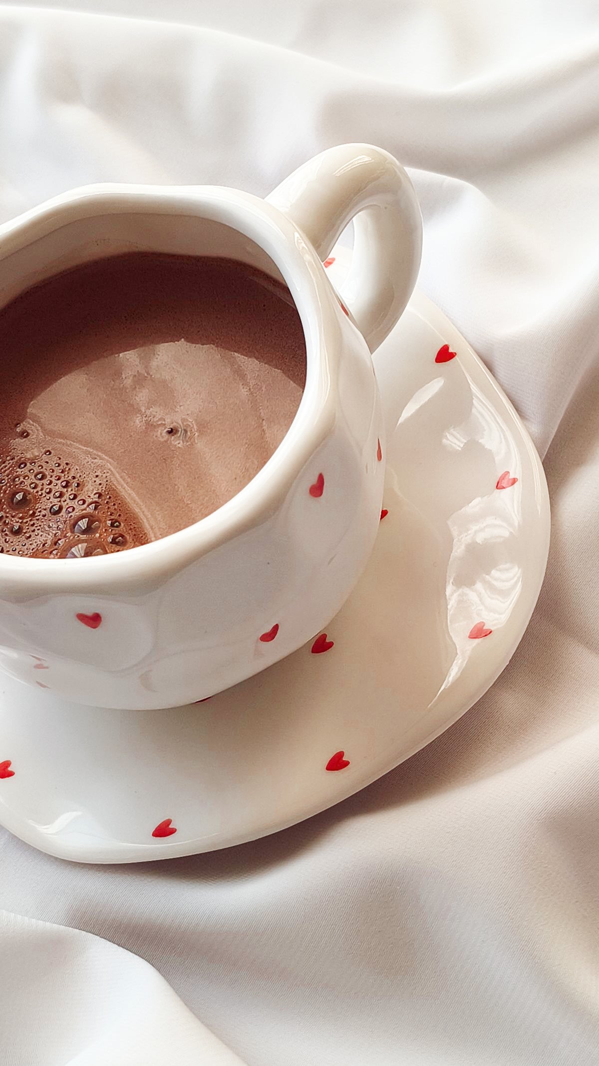 Love Heart Mug & Saucer