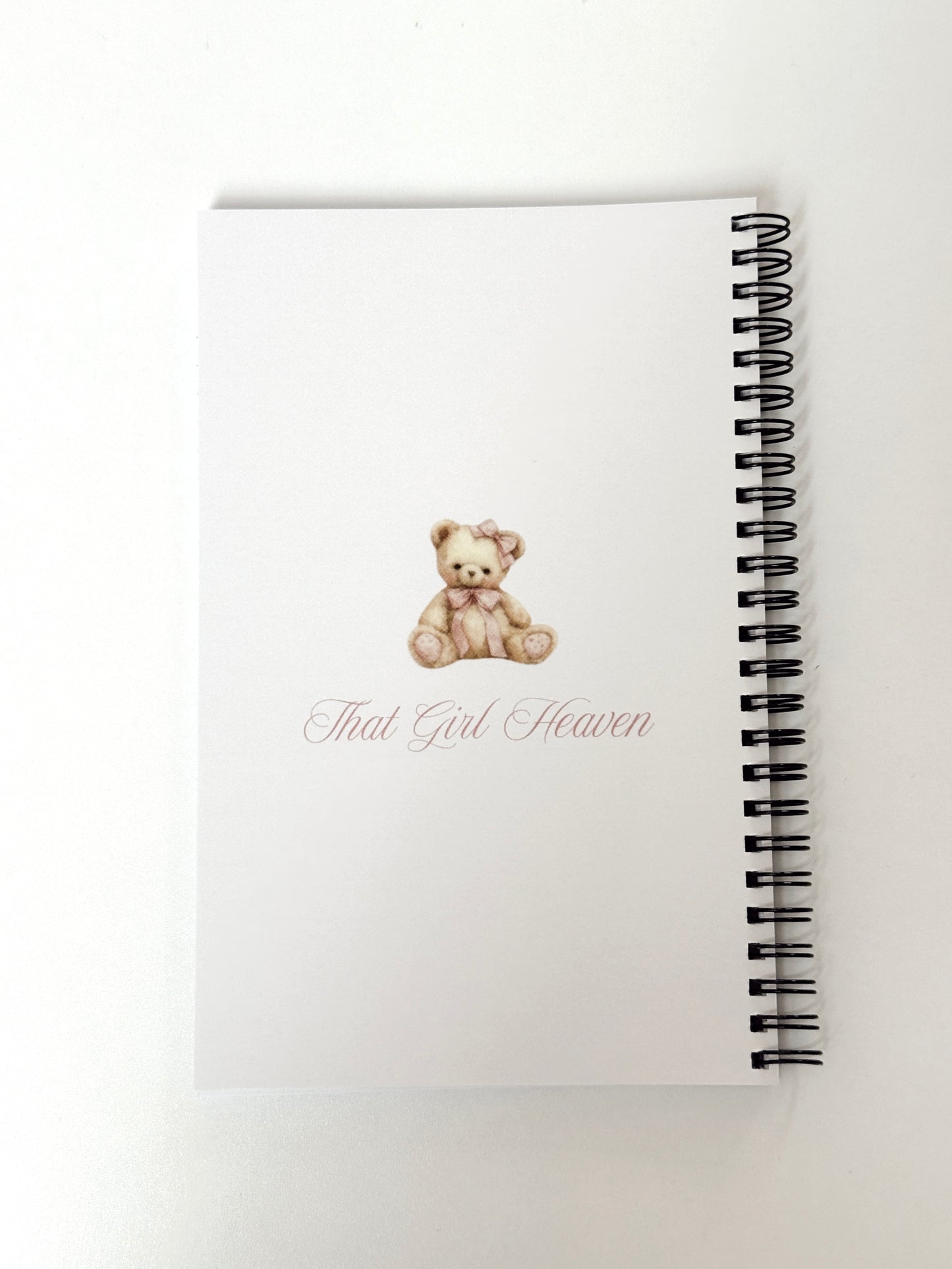 Teddy Bow Notebook