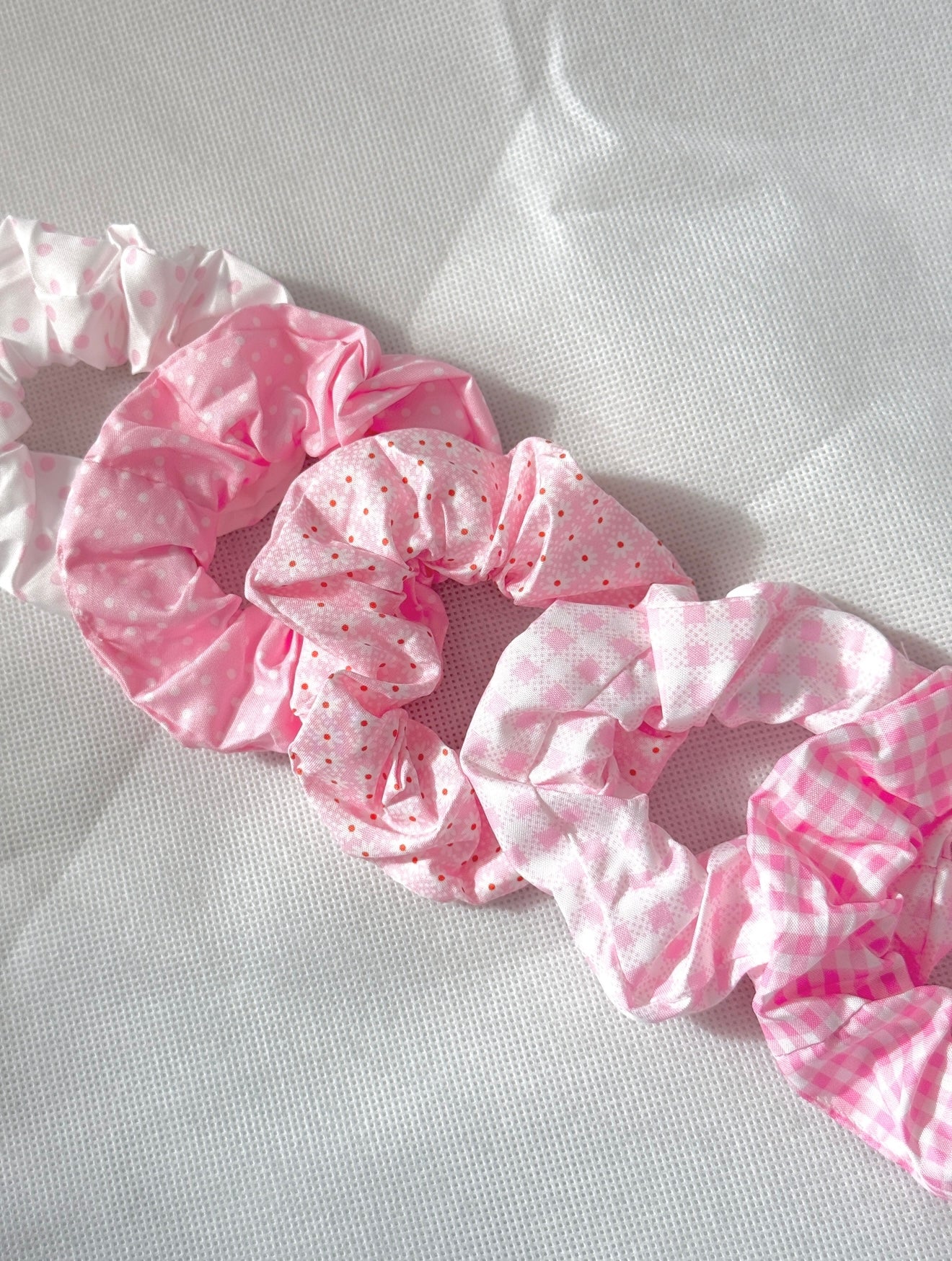 Pink Scrunchie Set