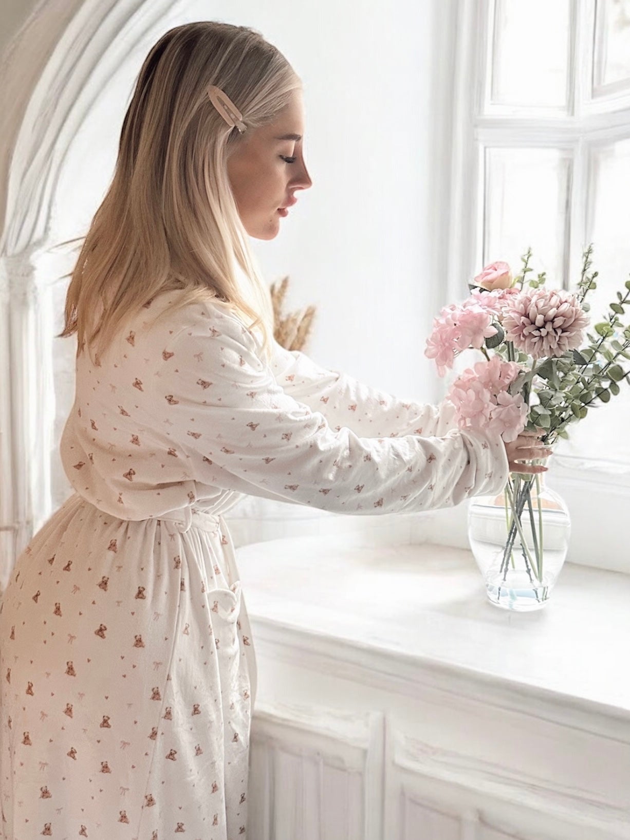 PRE ORDER - Teddy Bow Dressing Gown