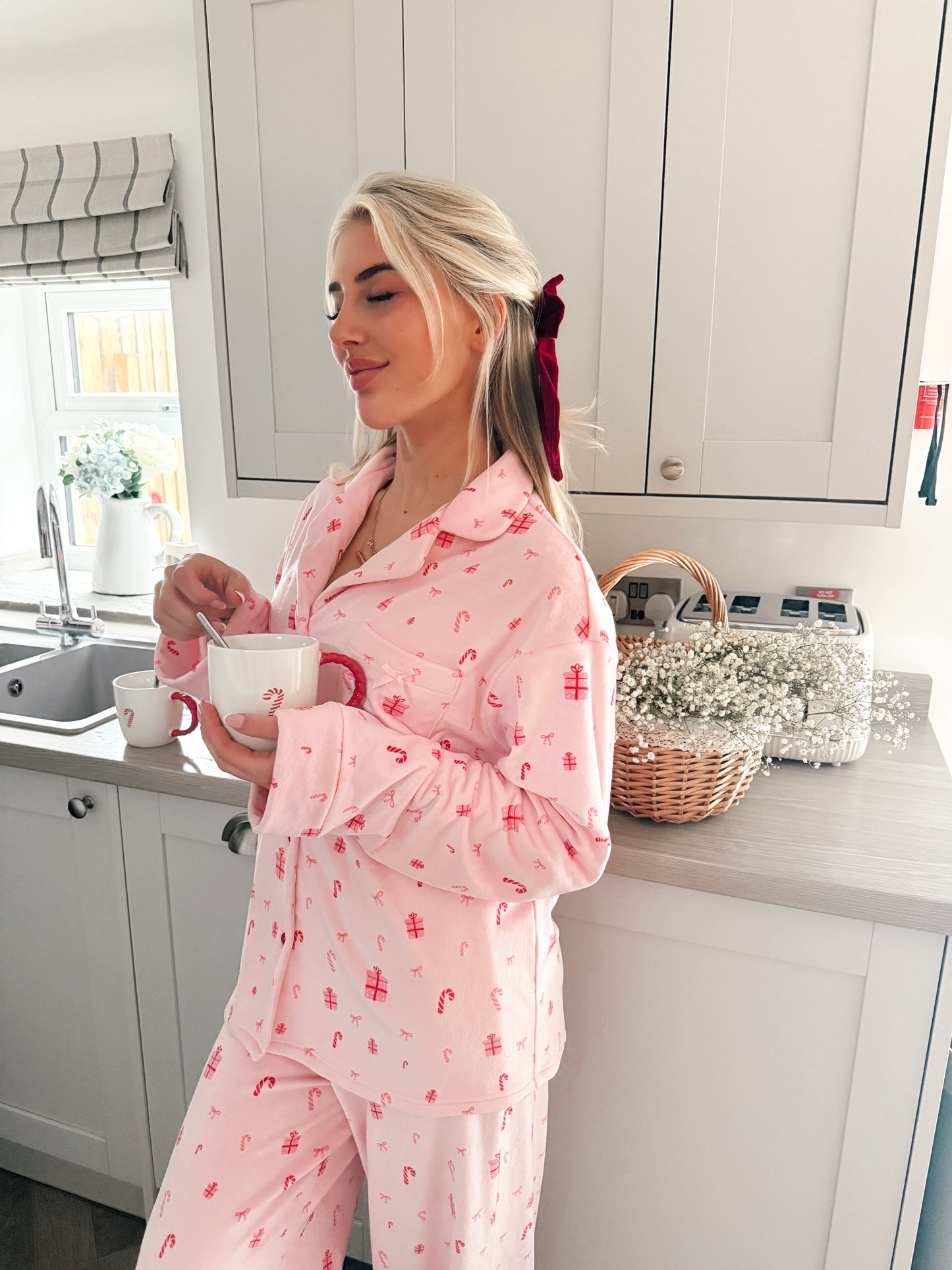 LIMITED EDITION Pink Christmas Pyjama Set