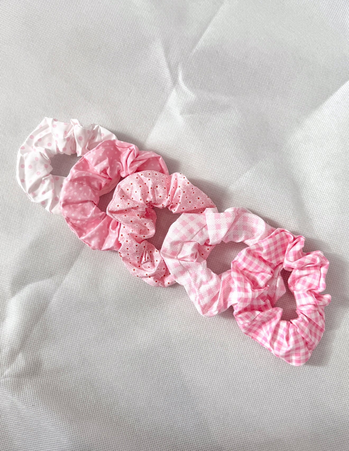 Pink Scrunchie Set
