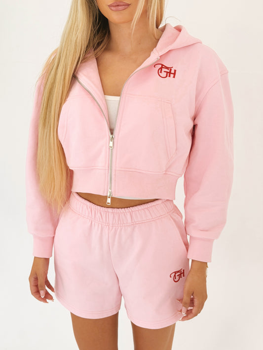 Heavenly Pink Tracksuit Set