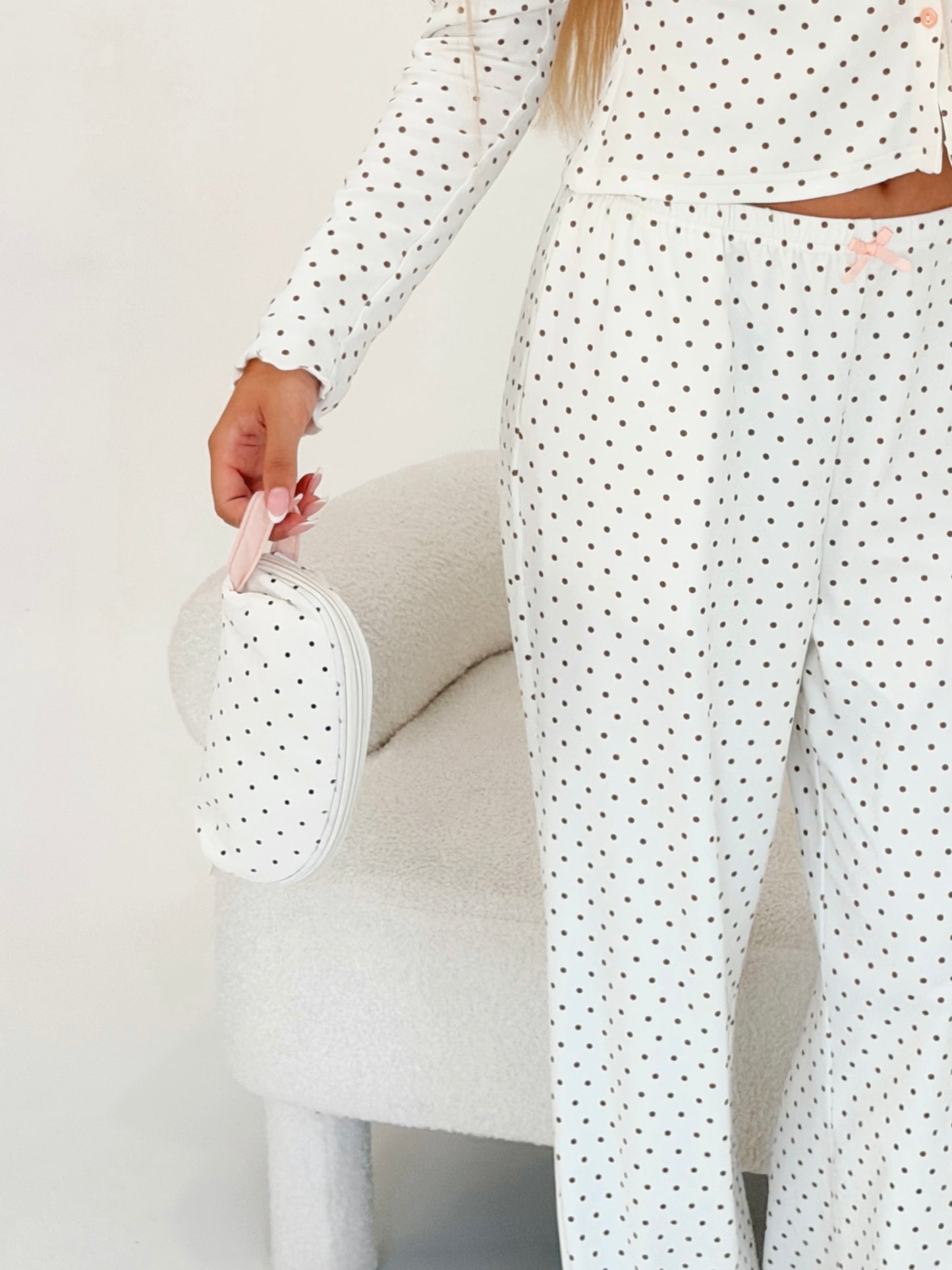 Polka Dot Mini Makeup Bag