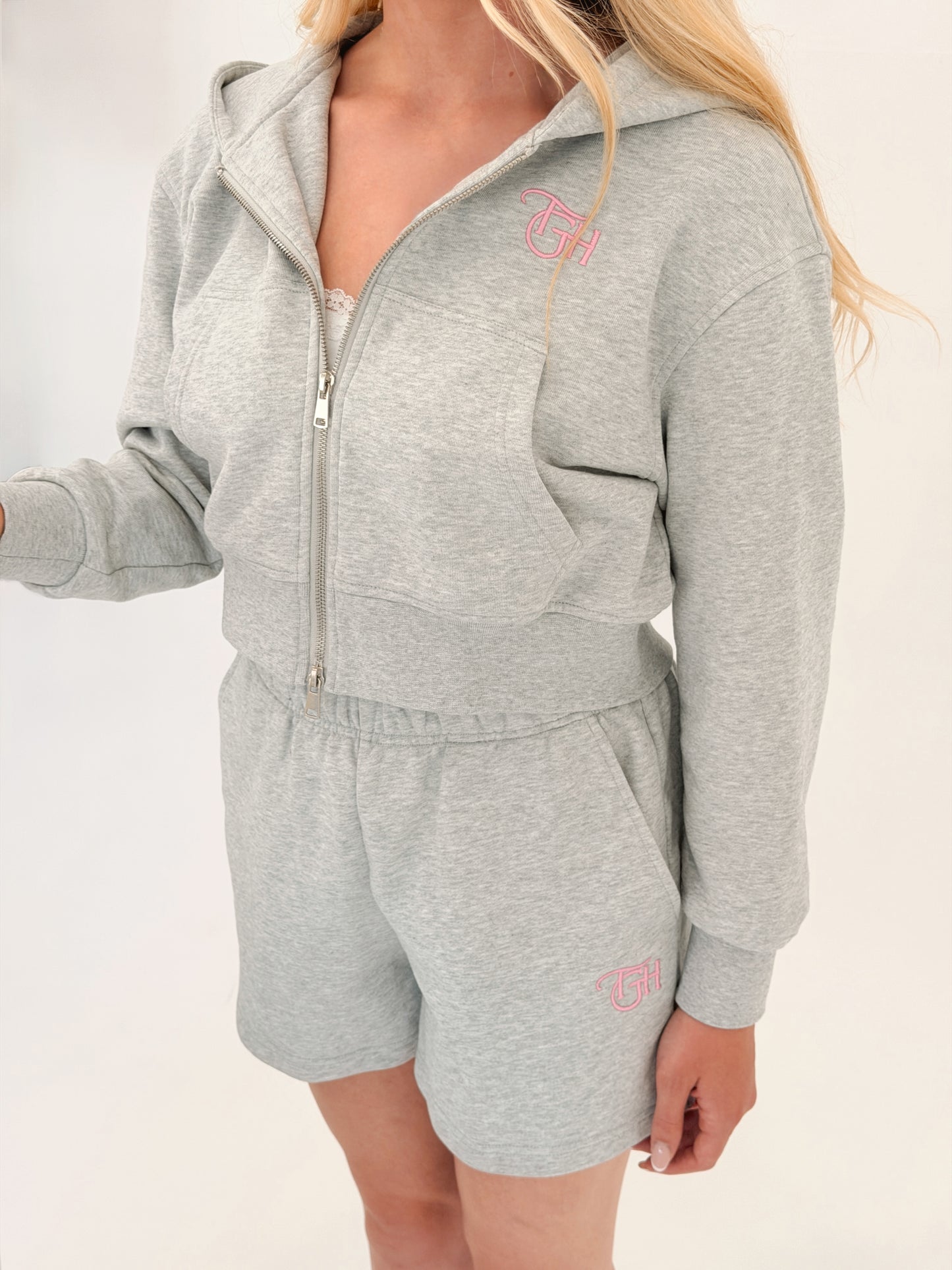Heavenly Grey Tracksuit Set