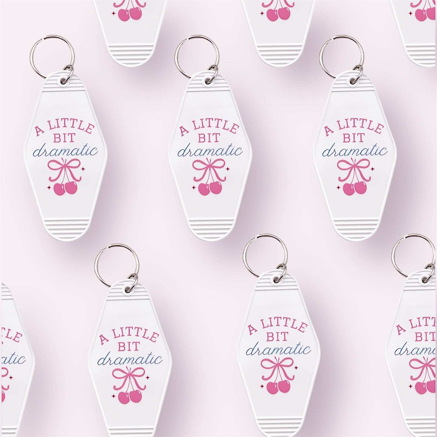 Dramatic Girly Keyring