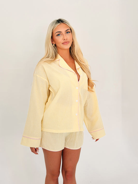 Butter Yellow Stripe Pyjama