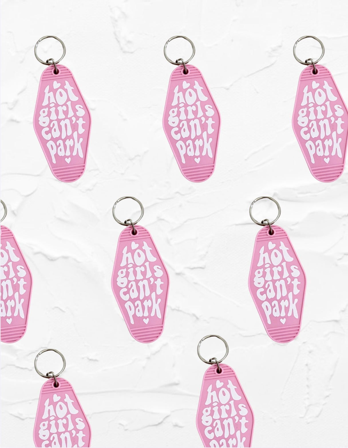 Hot Girls Can’t Park Keyring
