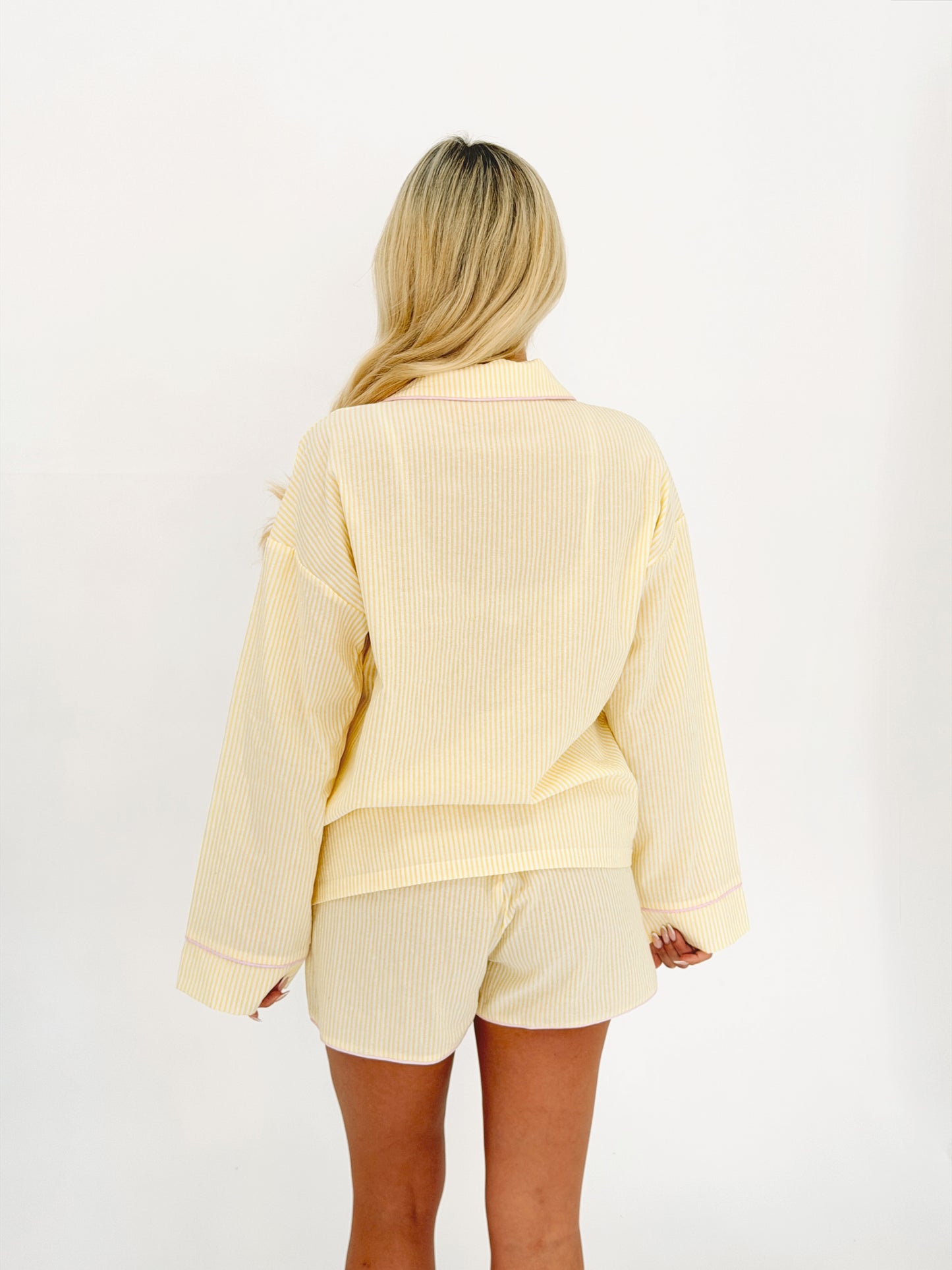 Butter Yellow Stripe Pyjama