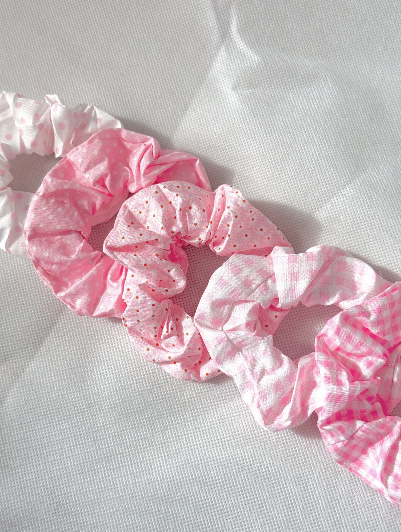 Pink Scrunchie Set