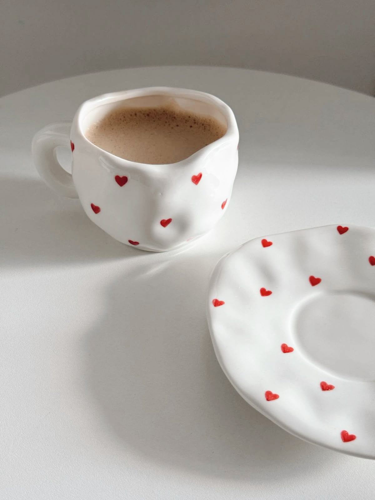 Love Heart Mug & Saucer