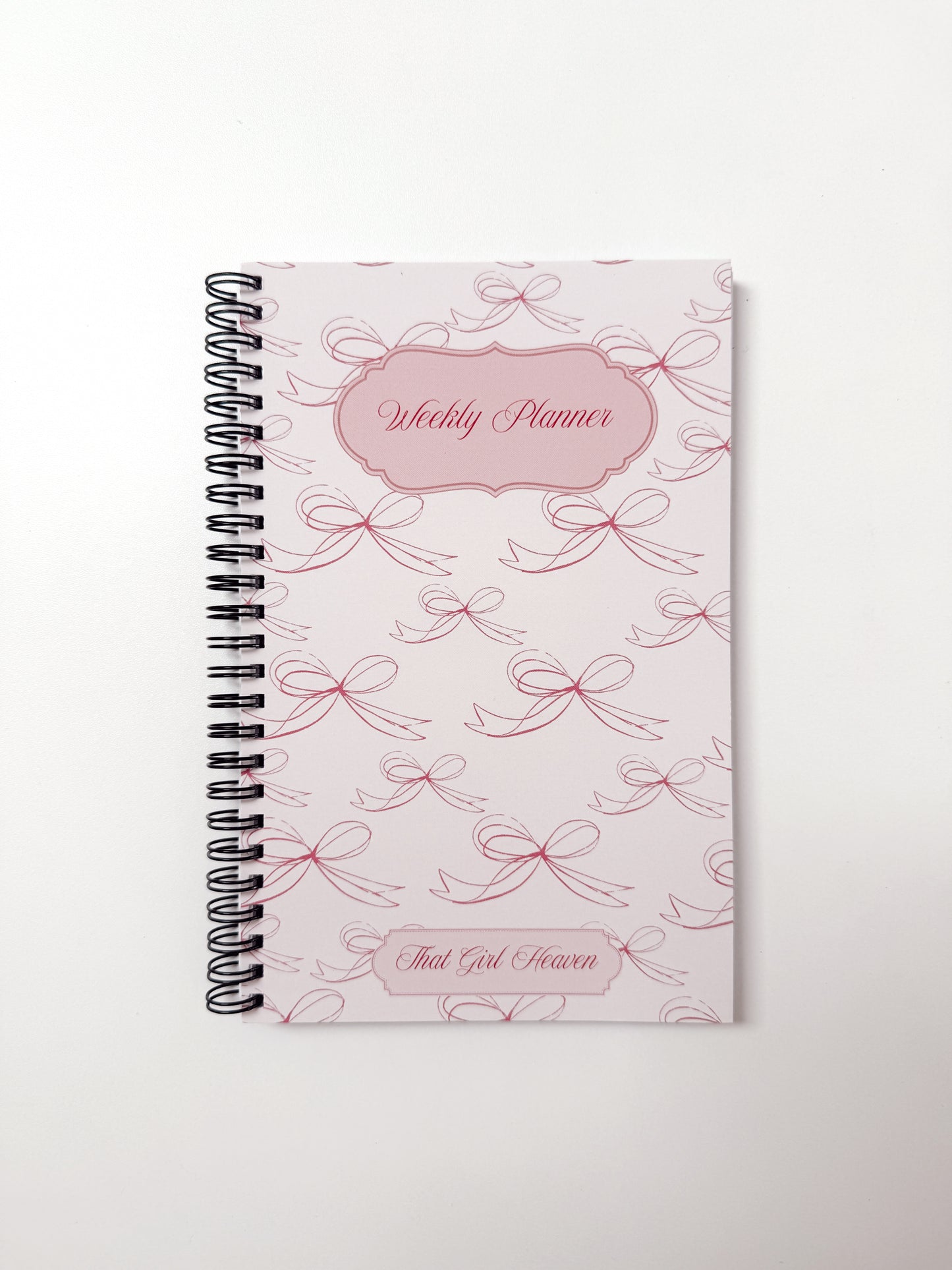 Weekly Planner - Bow